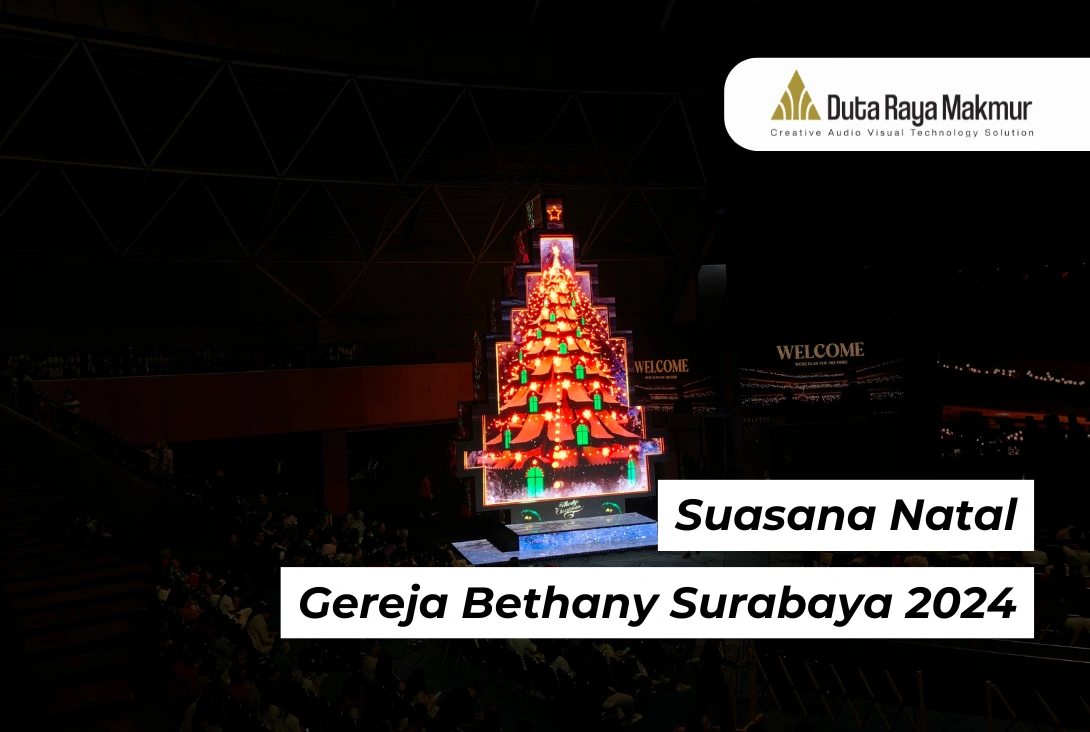 Khidmat dan Unik! Suasana Natal Surabaya di Gereja Bethany dengan Wall of Hope LED