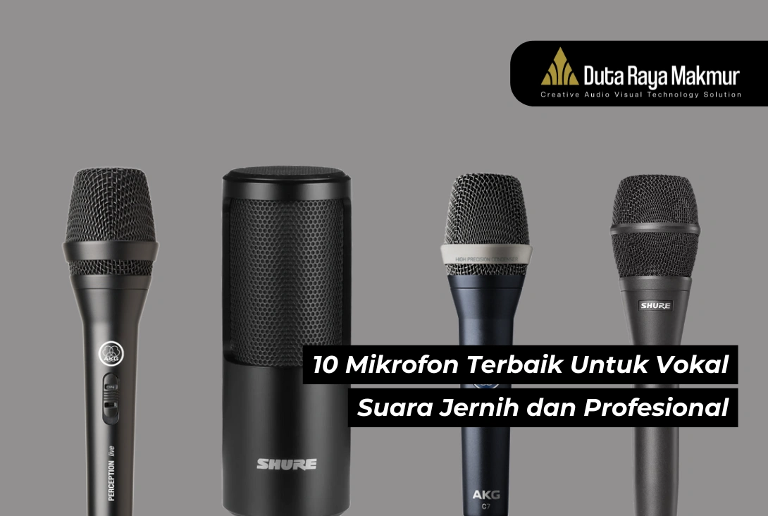 10 Rekomendasi Mikrofon untuk Vokal - Performa Profesional
