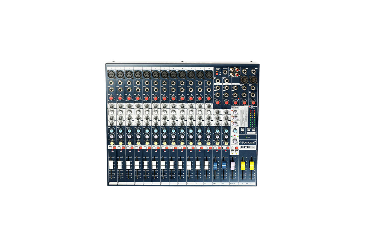 SOUNDCRAFT EFX12 AUDIO MIXER