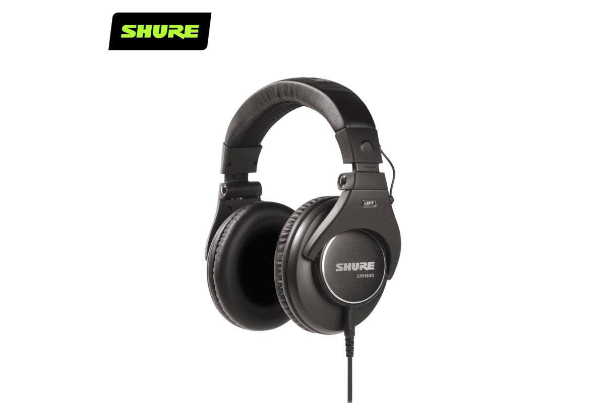 SHURE SRH840 STUDIO MONITORING HEADPHONE