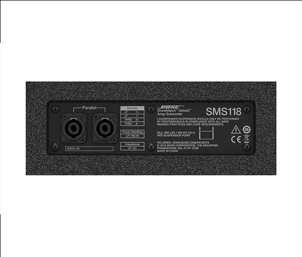 BOSE SHOWMATCH SMS118 DELTA-Q ARRAY SUBWOOFER | SPEAKER PASIF PROFESIONAL